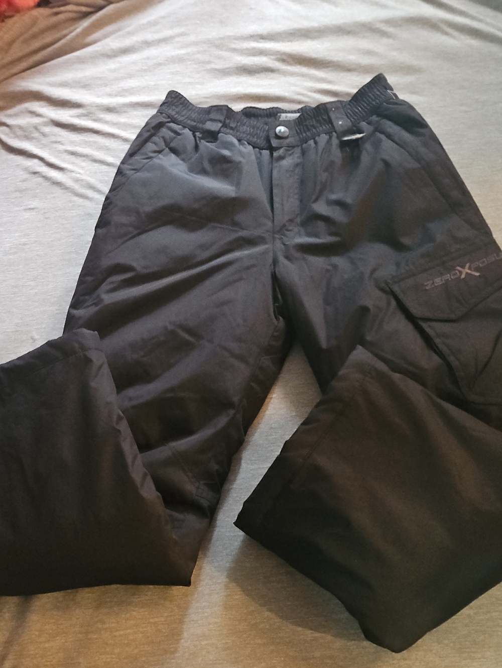 ZeroXposur Kids's Black Cargo Snow Pants